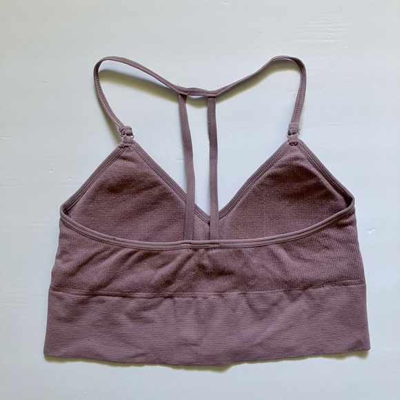 Jessica Simpson sports bra w/ removable padding dusty rose size XS (32A-34B) - Picture 3 of 5